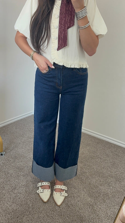The Western Wide Leg Jeans