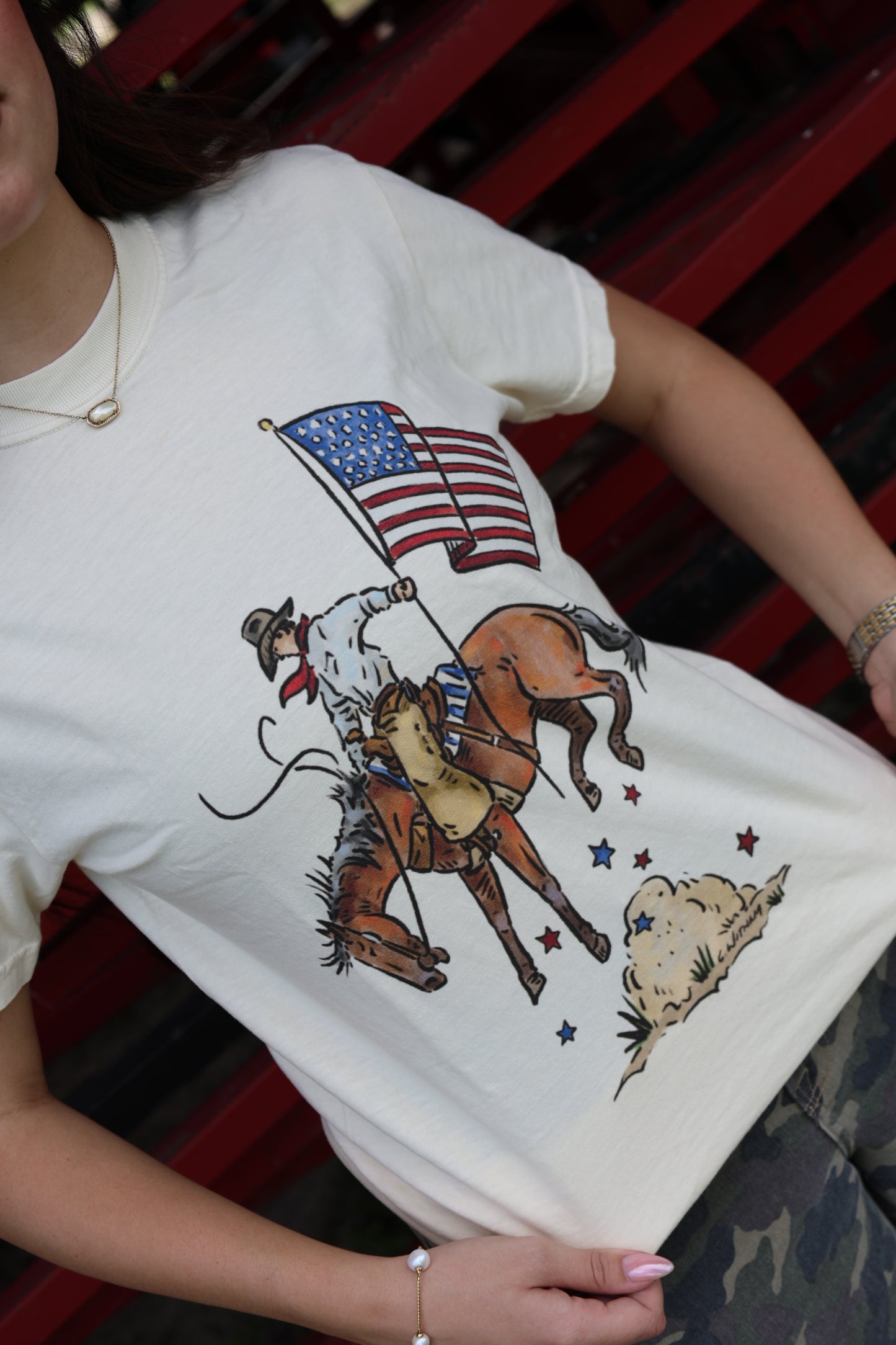 Stars + Stripes Saddle Bronc Tee
