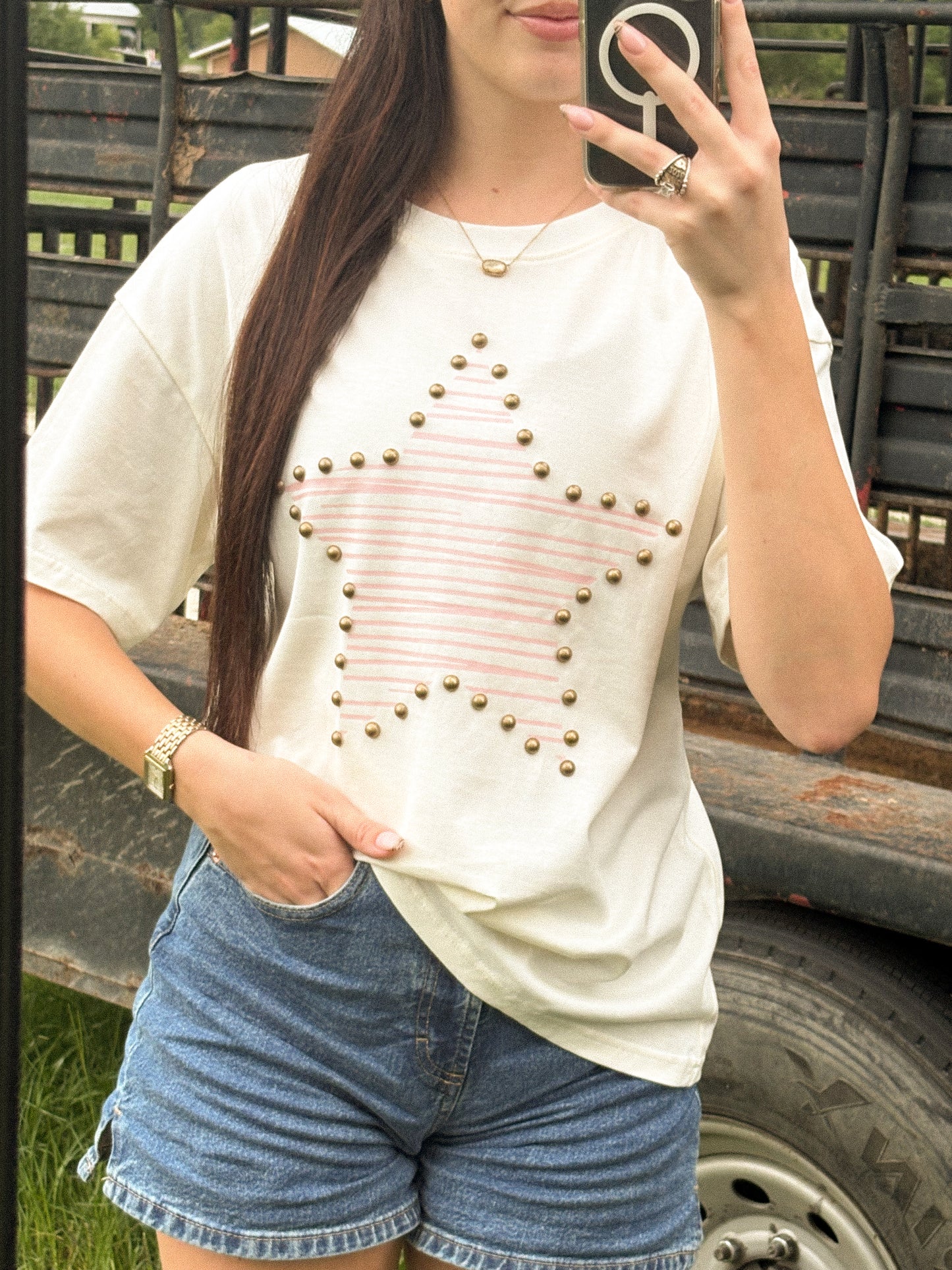 Studded Star T-Shirt
