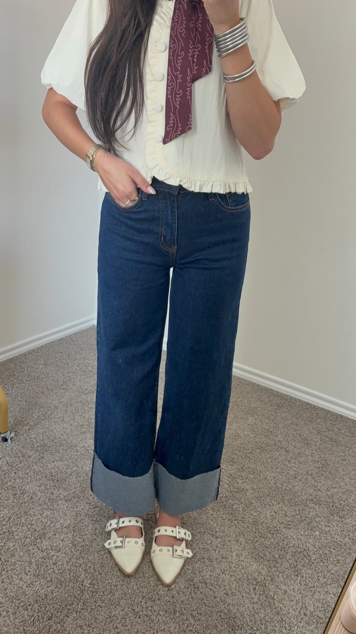 The Western Wide Leg Jeans