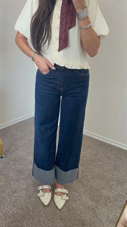 The Western Wide Leg Jeans