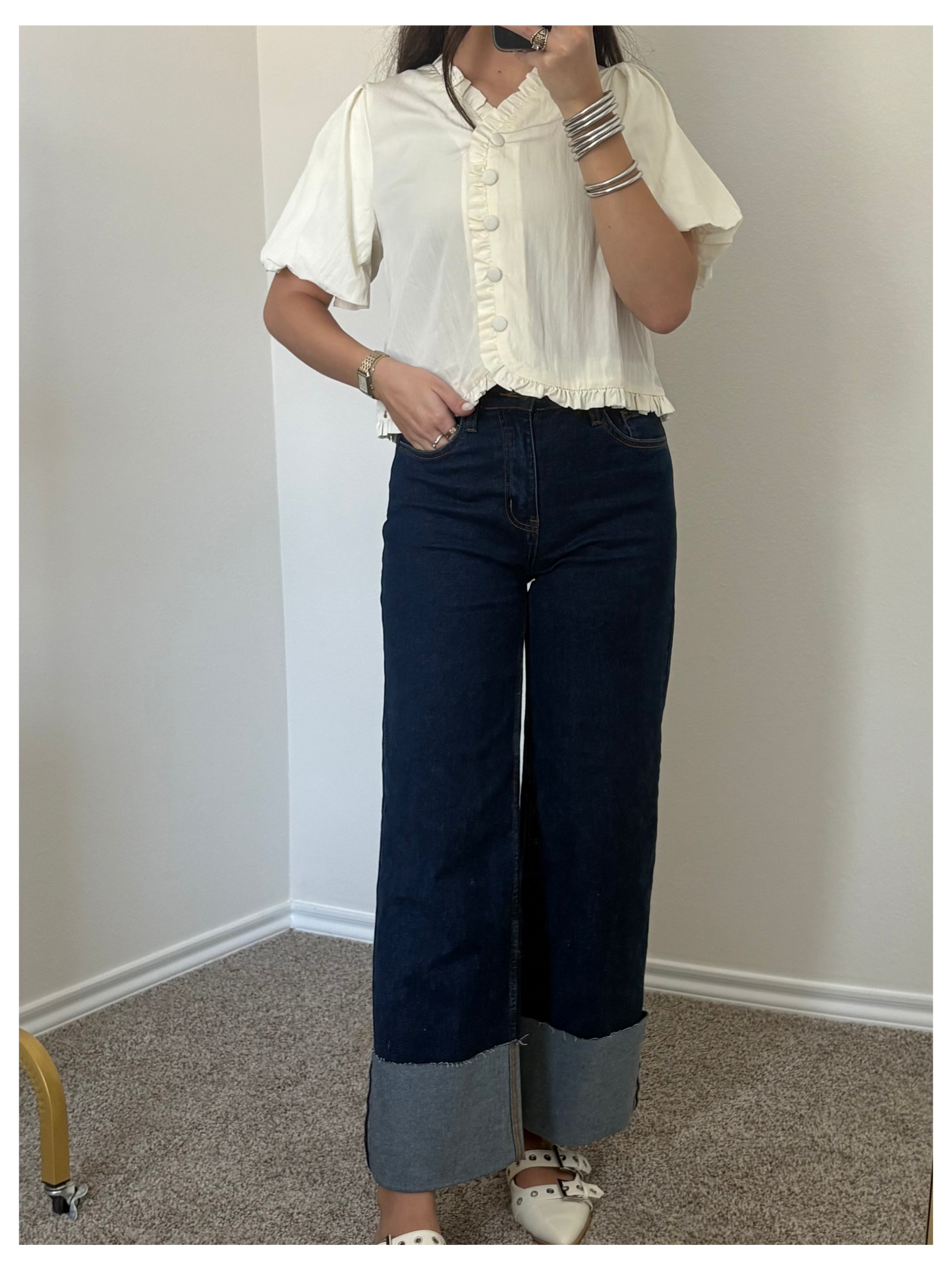 The Western Wide Leg Jeans