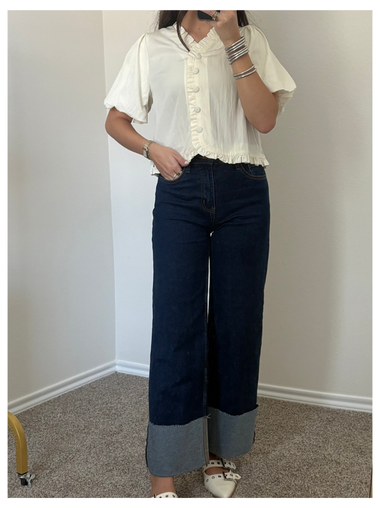 The Western Wide Leg Jeans