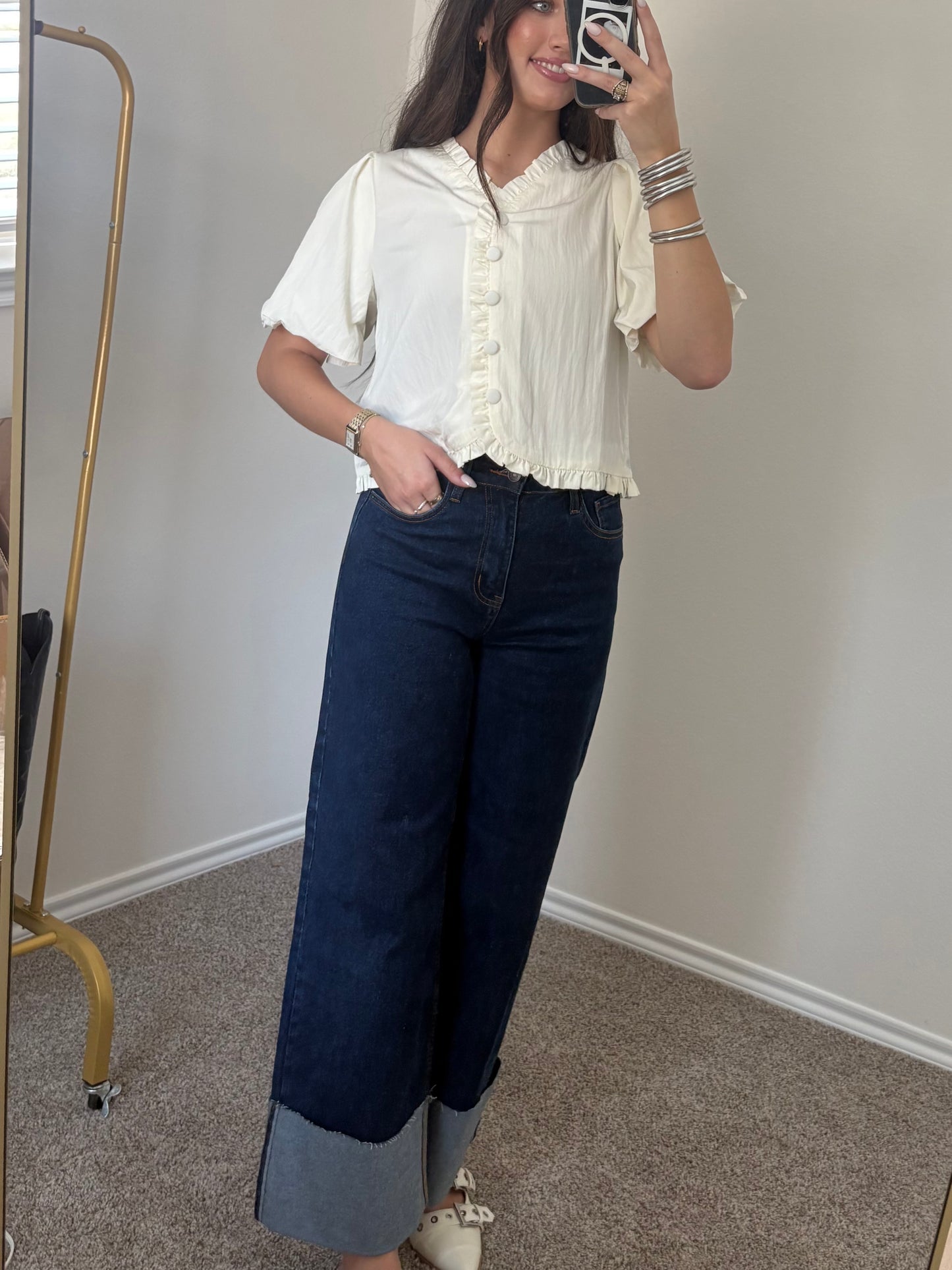 The Western Wide Leg Jeans
