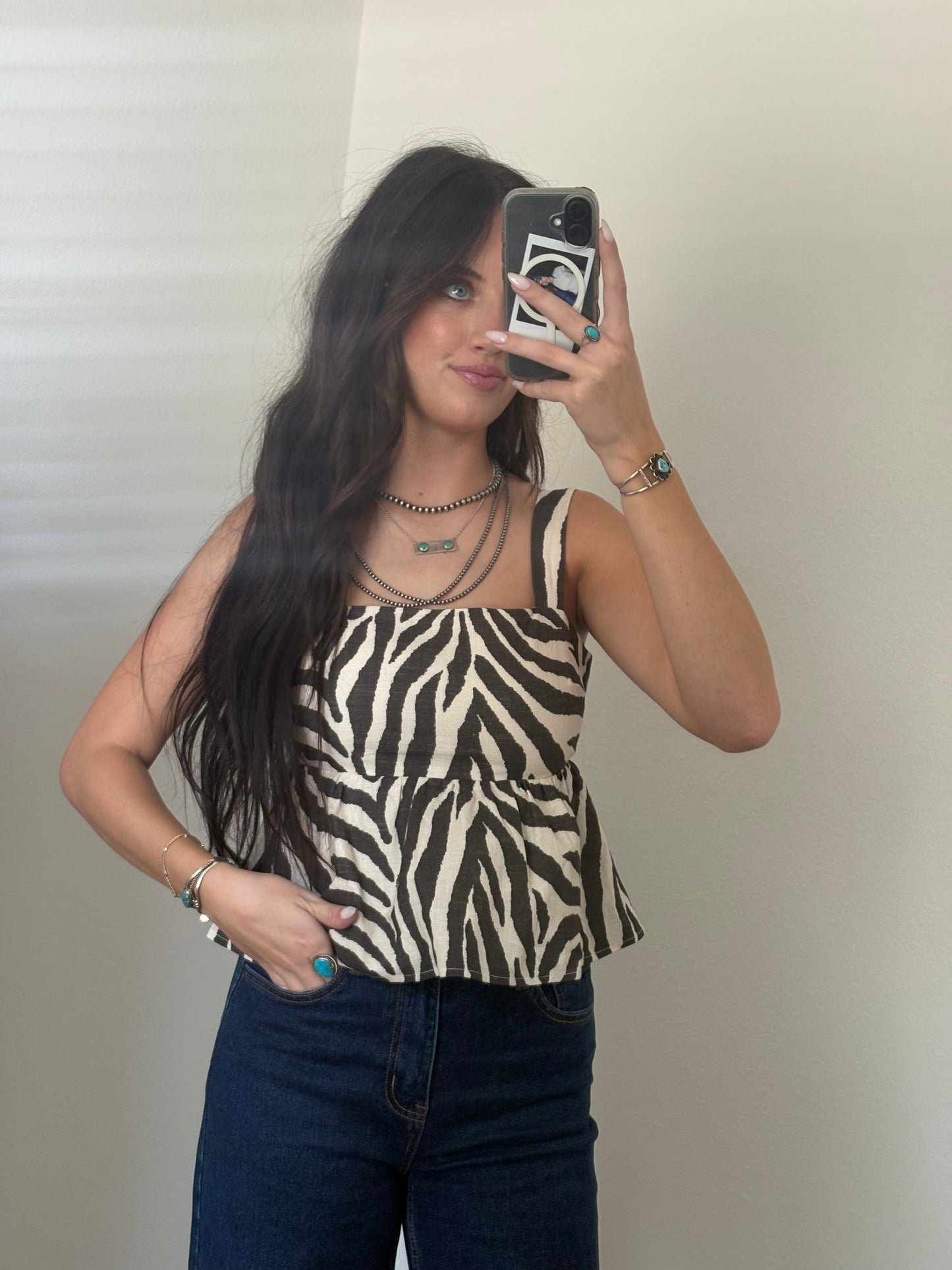 The Zoe Zebra Top